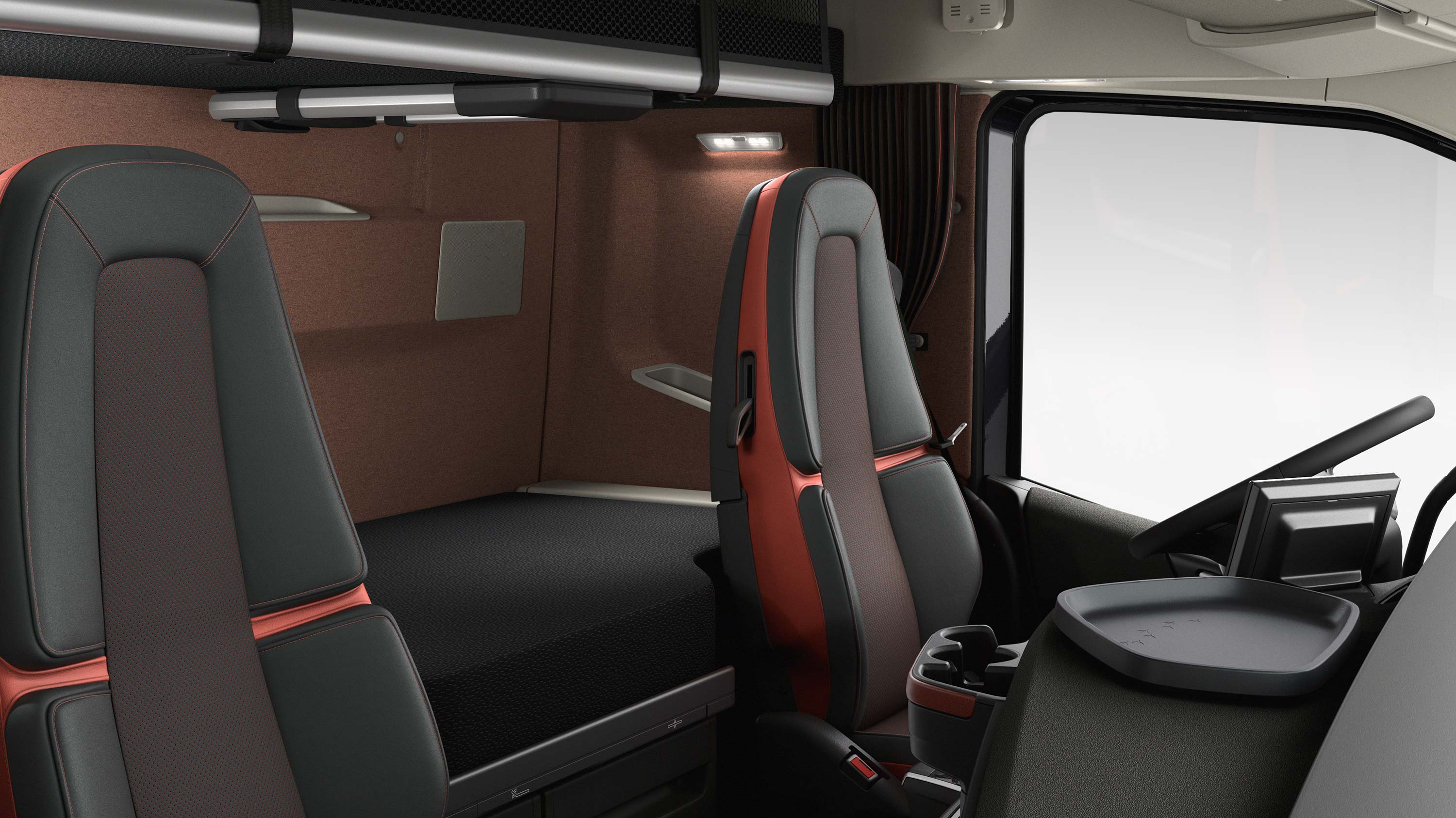 De Volvo FH16 biedt comfortabele Rest &amp; Relax-voorzieningen.