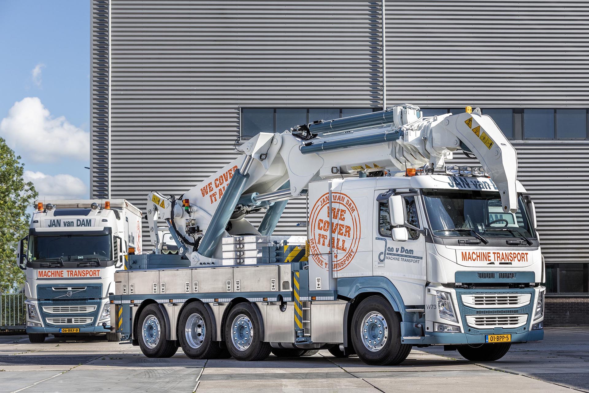 dauw invoeren Verleden Bijzondere Volvo FM met Erkin-kraan voor Jan van Dam Machine Transport |  Volvo Trucks