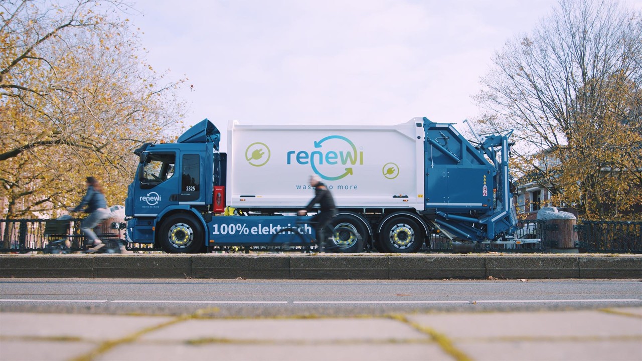Renewi over eerste elektrische truck (Volvo FE Electric ...